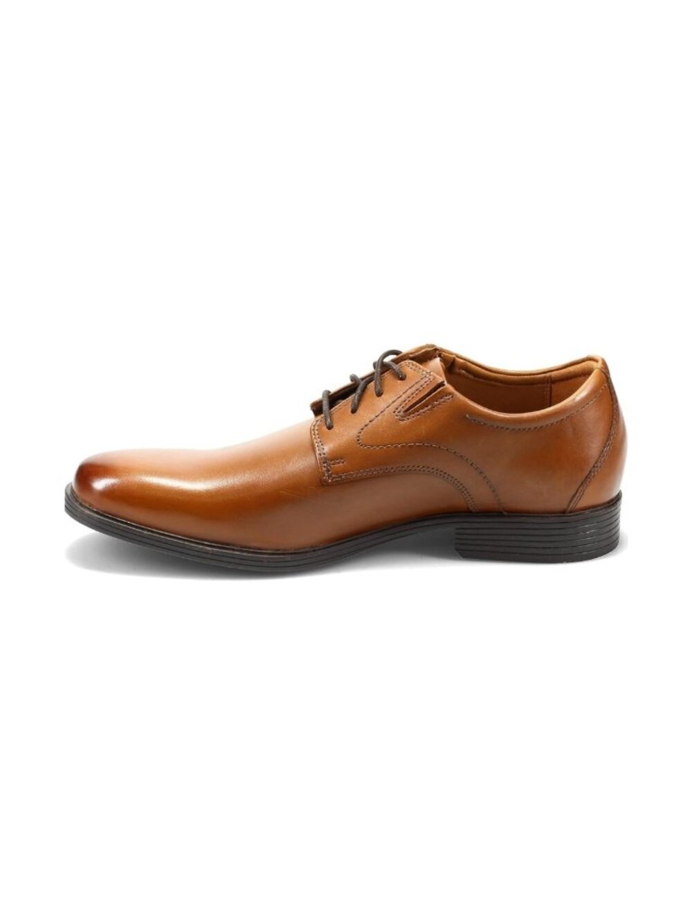 Men’s Clarks Brown Leather Oxford Dress Shoes Wide Comfort Office BusinessCasual - Picture 4 of 8